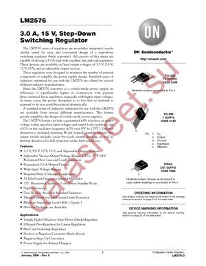 LM2576D2T-ADJR4G datasheet  